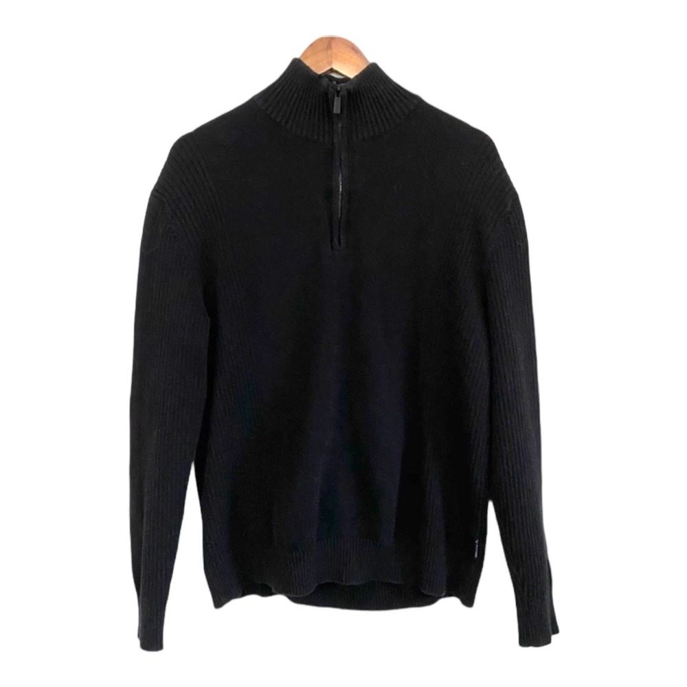 Calvin Klein ribbed 1/4 zip sweater